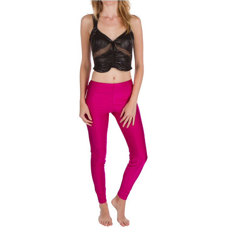 Buy online Pink Solid Legging from Capris & Leggings for Women by Kex for  ₹349 at 56% off | 2024 Limeroad.com